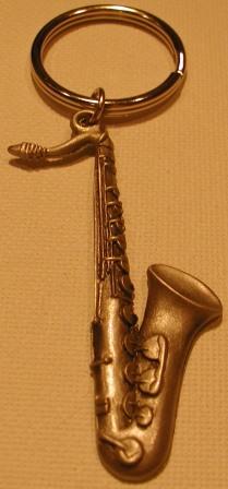 Brass Saxophone Key chains